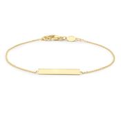 9ct Gold ID Bar Bracelet image