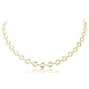 9ct Gold Oval Link Necklace image