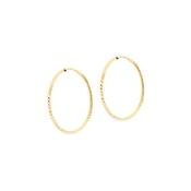 9ct Gold Creole Hoop Earrings image