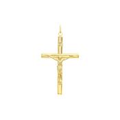 9ct Gold Large Crucifix Pendant image