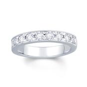 18ct White Gold Pave Set 0.75ct Diamond ring image