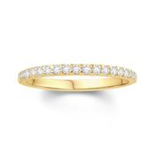 18ct Gold Triangle Claw Diamond Ring image