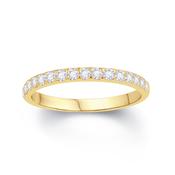 18ct Gold Triangle Claw Diamond Ring image