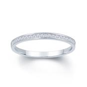 18ct White Gold Princess Cut 0.25ct Diamond Ring image