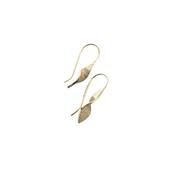 Martina Hamilton 9ct Gold Bean Ri Small Drop Earrings image