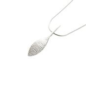 Martina Hamilton Bean Ri Medium Silver Necklace image