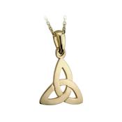 9ct Gold Small Trinity Knot Necklace image