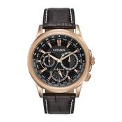 Citizen Eco-Drive Calendrier Chronograph Brown 44mm Watch BU2023-04E image