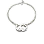 Enibas Croí Álainn Silver Double Bracelet image