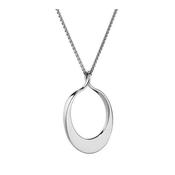 Maureen Lynch Circle of Dreams Silver Medium Twist Necklace