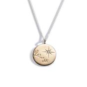 Enibas Light My Way 9ct Gold Diamond Necklace image