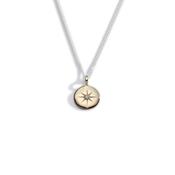 Enibas Light My Way 9ct Gold Diamond Necklace image