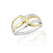 Mark Milton 9ct Yellow And White Gold Ring image