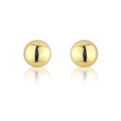 Mark Milton 9ct Yellow Gold Half Bead Stud Earrings image