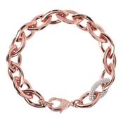 Marquise Chain Bracelet with Pavé Element in Cubic Zirconia image