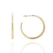Mark Milton 9ct Yellow Gold Graduating Hoop Earring image