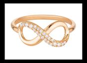 Georgini Love, Faith &amp; Devotion Infinity Rose Gold Ring image