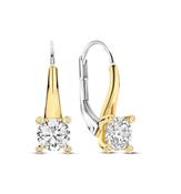 Ti Sento Gold Plated Cubic Zirconia Claw Earrings image