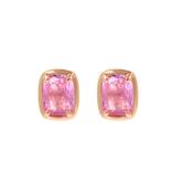 Stud Earrings with Baguette Gem Prism image
