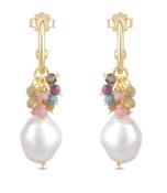 Luxenter 925 Sterling Silver Earrings with White Pearl image
