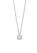 Ti Sento Classic Square Zirconia Necklace