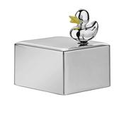 Silver Plated Duck Musical Box image