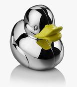 Silver Plated Duck Money Bank