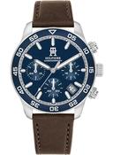 Tommy Hilfiger Mens Leather Strap Watch