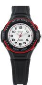 Telstar Black/Red Resin Ladies Sportswatch