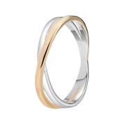 S/S G/PL Double Twist Ring image