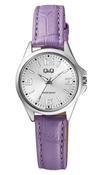 Ladies Strap Chrome Watch image