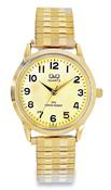 Q&amp;Q Ladies Gold Plated Expanding Bracelet