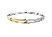 Ti Sento Zirconia Connected Bangle image