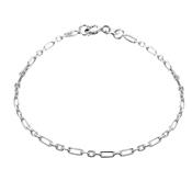 Sterling Silver Diamond Cut Figaro Bracelet image