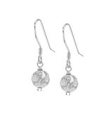 Sterling Silver Small-Pattern-Ball Drop Earrings image