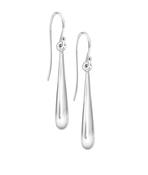 Sterling Silver Elongated Drop Earrings image