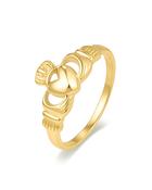 S/S Gold Plated Claddagh Ring image