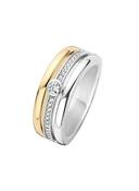 Ti Sento Triple Band Ring with Stone image