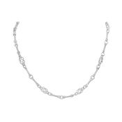 Silver 6.8mm Handmade Celtic Twist 18" Chain image