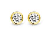Moments Oorbellen Verguld Earrings image