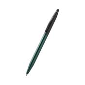 Cross Click Tuxedo Satin Metallic Green with Black Appointments Ballpoint Pen image