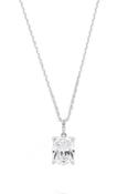 Georgini Sydney Soirée Elaine Cushion Cut Silver Pendant image