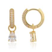 Georgini Wisteria Duo Pear Gold Earrings image