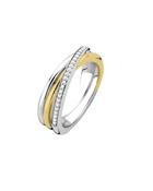 Ti Sento Zirconia Crossover Ring