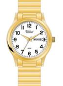 Telstar Gents Gold Plated Expanding Bracelet Watch image