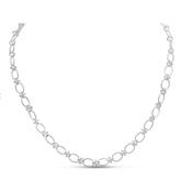 Silver 6.5mm Handmade Oval Knot Chain image