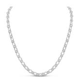 Silver 7.5mm Handmade Oval Double Loop Chain image
