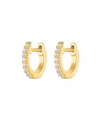 Nana Kay Glamour Girl Creole Zirconia Mini Earrings image