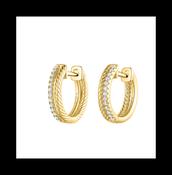 Nana Kay Glam Rebel Creole Ludia Earrings image