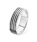Gents Enamel Lined Band image